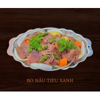 Bò Nấu Tiêu Xanh