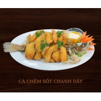 Cá Chẽm Sốt Chanh Dây