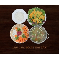 Lẩu Cua Đồng Hải Sản