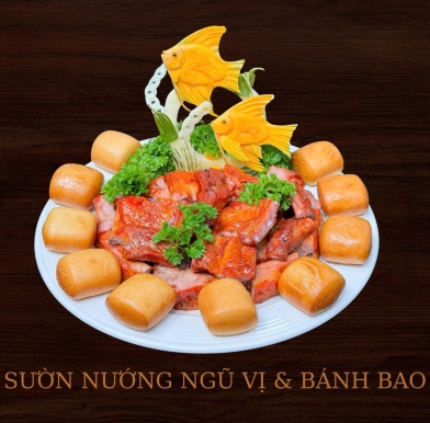 Sườn Nướng Ngũ Sắc Và Bánh Bao